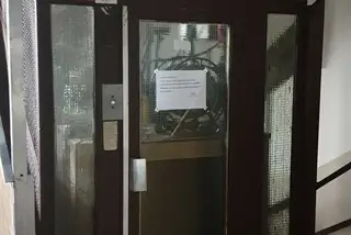 new elevator in Jinonická