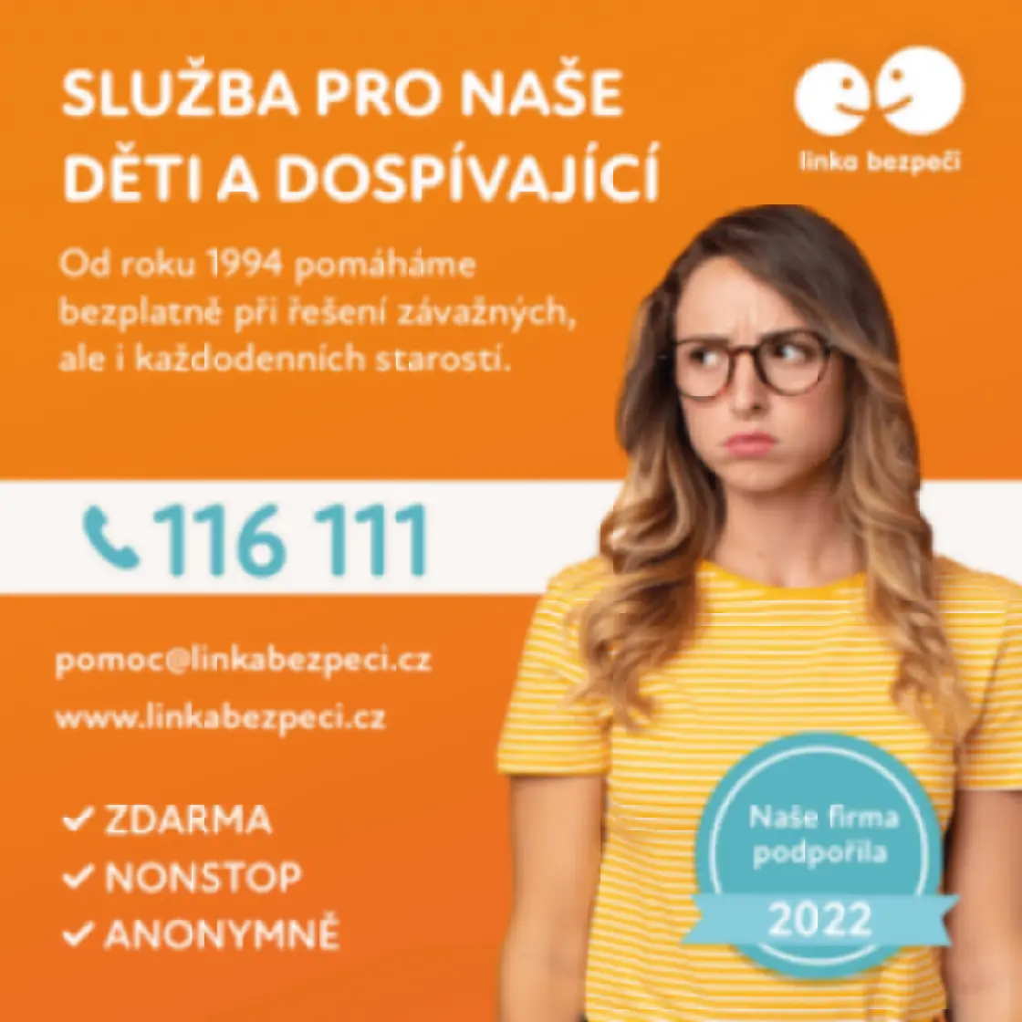LINKA BEZPEČÍ HELPLINE