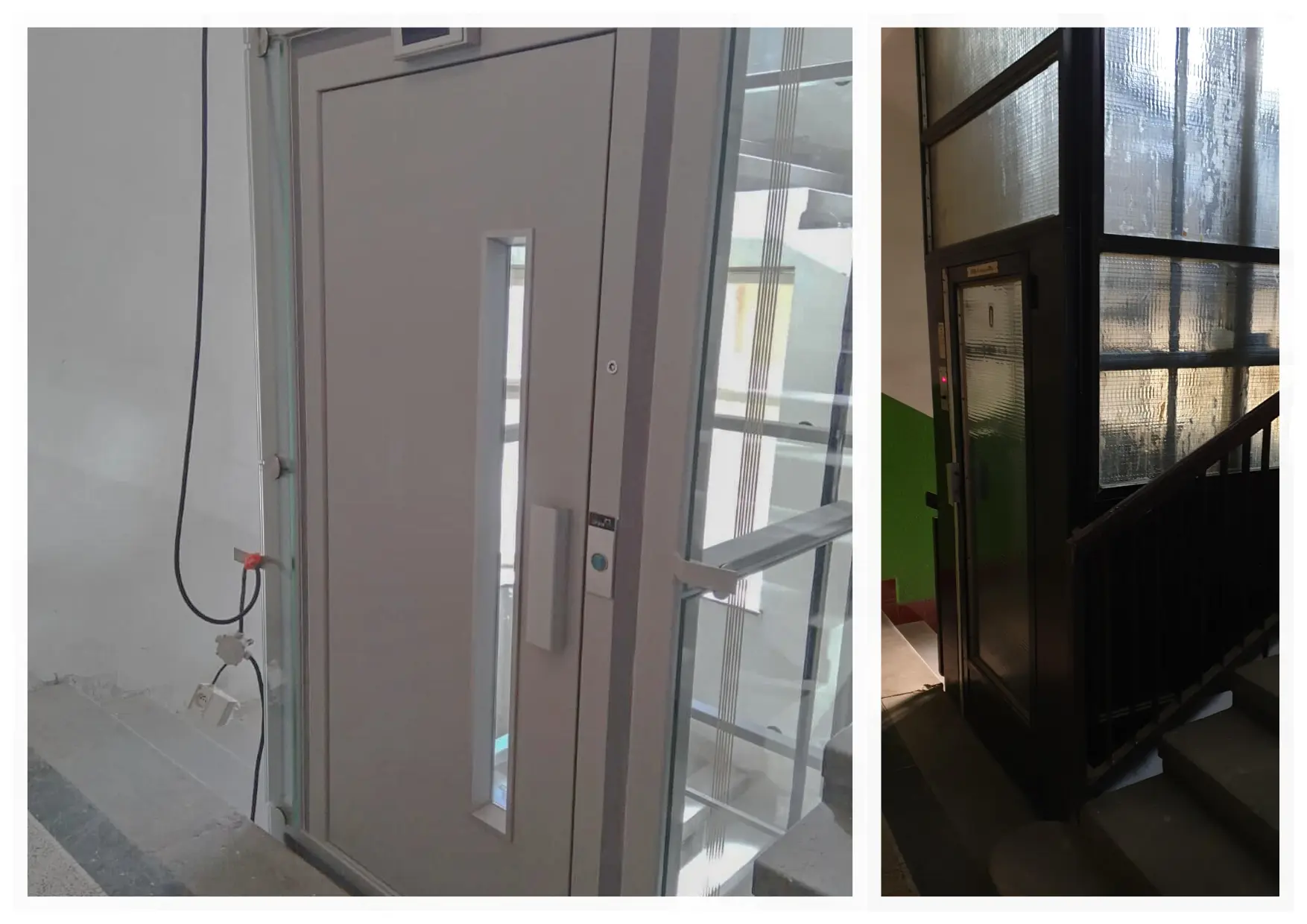 We said goodbye to an outdated elevator with  modern technology