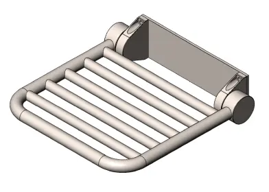 folding seat, stainless steel. steel